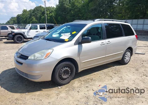 2004 Toyota Sienna Le z USA, uszkodzony, nr VIN 5TDZA23C74S130513